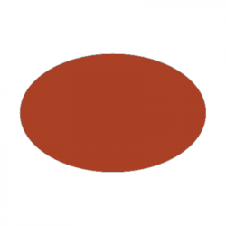 Set de table uni 
ovale 21 x 33 
(antidérapant) couleur:Brique