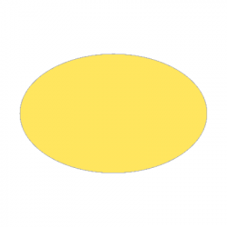 Set de table uni 
ovale 21 x 33 
(antidérapant) couleur:Jaune d'or