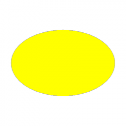 Set de table uni 
ovale 21 x 33 
(antidérapant) couleur:Jaune