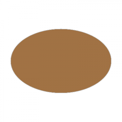 Set de table uni 
ovale 21 x 33 
(antidérapant) couleur:Havane