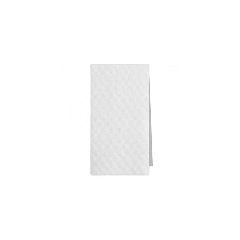 Serviette de table blanche
40 x 40 - Pliage 1/8
(papier ouate Double point) 