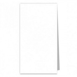 Serviette de table blanche
40 x 40 - Pliage 1/8
(airlaid 55 gr - proche du tissu) 