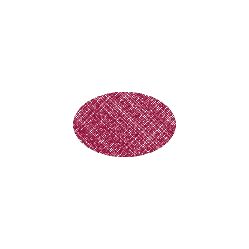 Set de table textilisé
ovale 21 x 33 
(antidérapant) couleur:Bordeaux