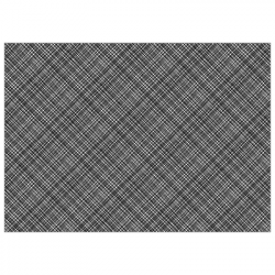 Set de table textilisé 
30 x 48 
(antidérapant) couleur:Noir