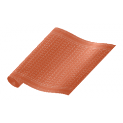 Nappe unie - PRONAPPE
1,20 m x 50 ML 
(papier damassé 50 gr) couleur:Orange 2