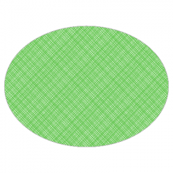 Set de table textilisé 
ovale 28 x 39.5 
(antidérapant) couleur:Pomme