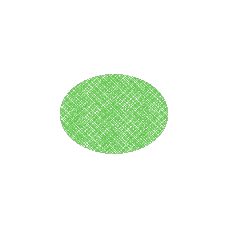 Set de table textilisé 
ovale 28 x 39.5 
(antidérapant) couleur:Pomme