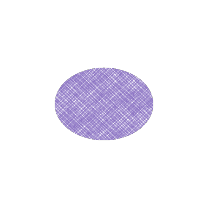 Set de table textilisé 
ovale 28 x 39.5 
(antidérapant) couleur:Parme