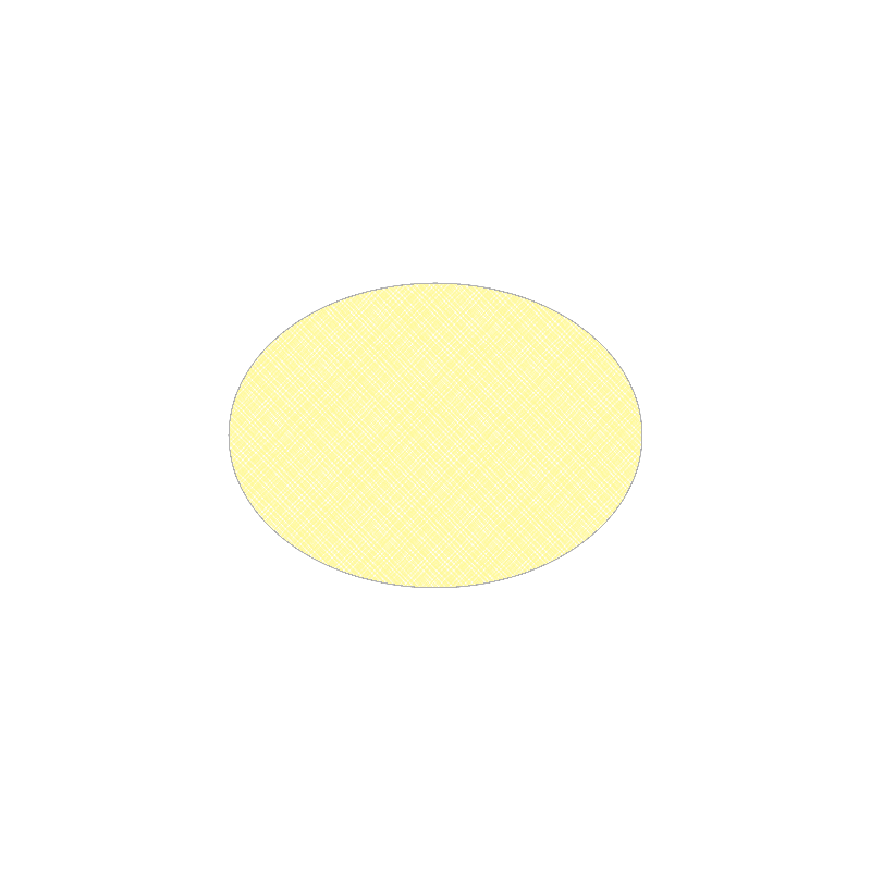 Set de table textilisé 
ovale 28 x 39.5 
(antidérapant) couleur:Paille