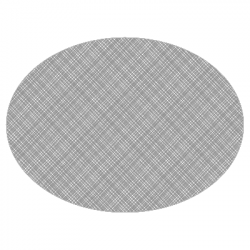 Set de table textilisé 
ovale 28 x 39.5 
(antidérapant) couleur:Gris 1