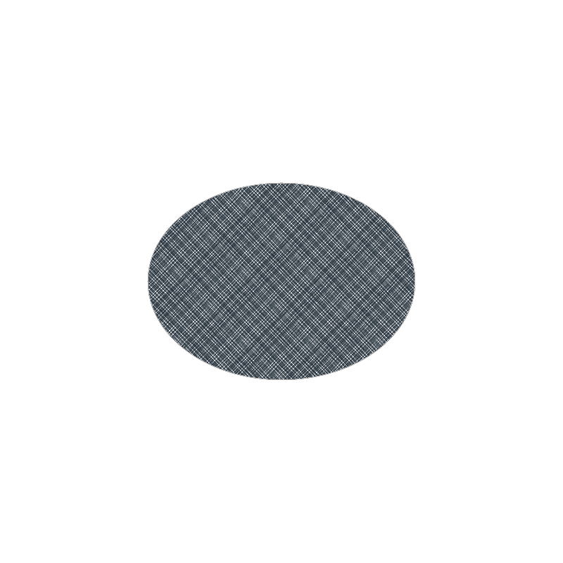 Set de table textilisé 
ovale 28 x 39.5 
(antidérapant) couleur:Anthracite