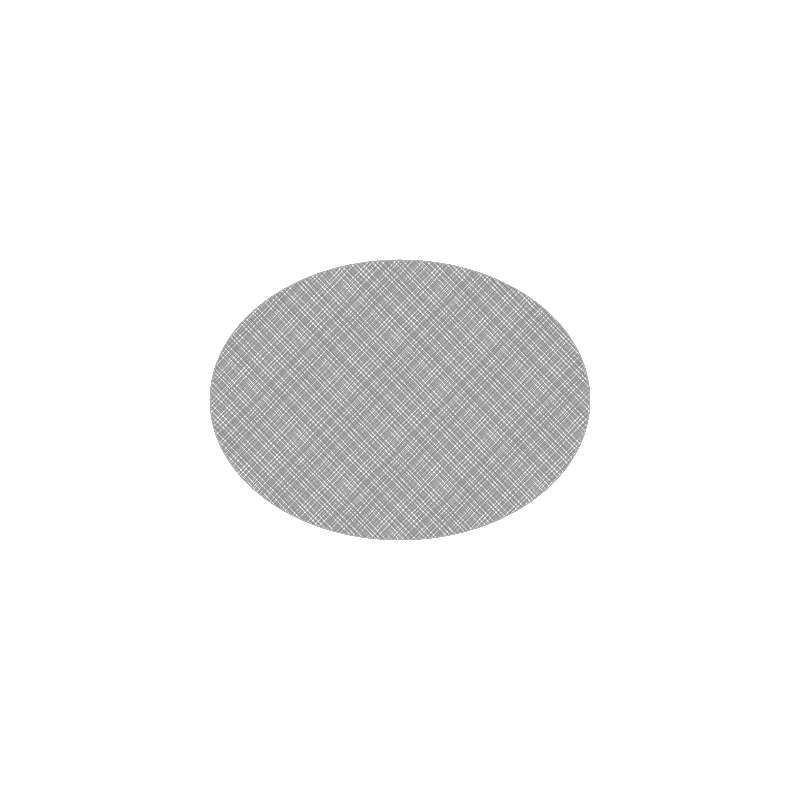 Set de table textilisé 
ovale 28 x 39.5 
(non tissé 72 gr aspect peau de pêche) couleur:Gris 1