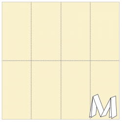 Nappe unie pliée
120 x 120 - Pliée en M - 30 x 60
(airlaid 55 gr - proche du tissu) couleur:Ivoire