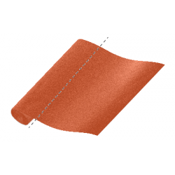 Nappe unie - Prédécoupée
1.20 x 1.20 m - 50.4 ML
(non tissé spunbond 60 gr* top qualité) couleur:Orange 2
