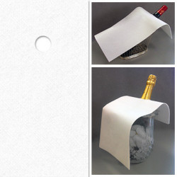 Serviette "La Sommelière"
blanche 40 x 40
(airlaid 65 gr - proche du tissu) 